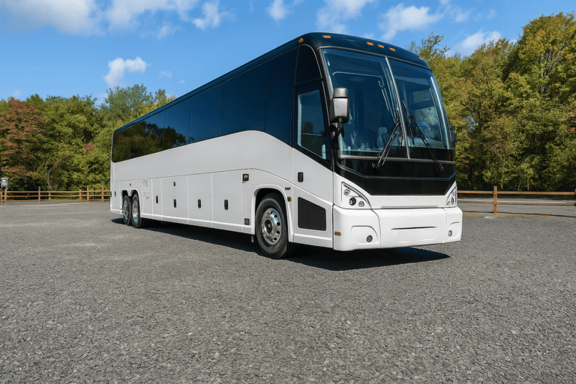 Elizabeth Shuttle Bus Rentals 56 Passenger Shuttle Bus