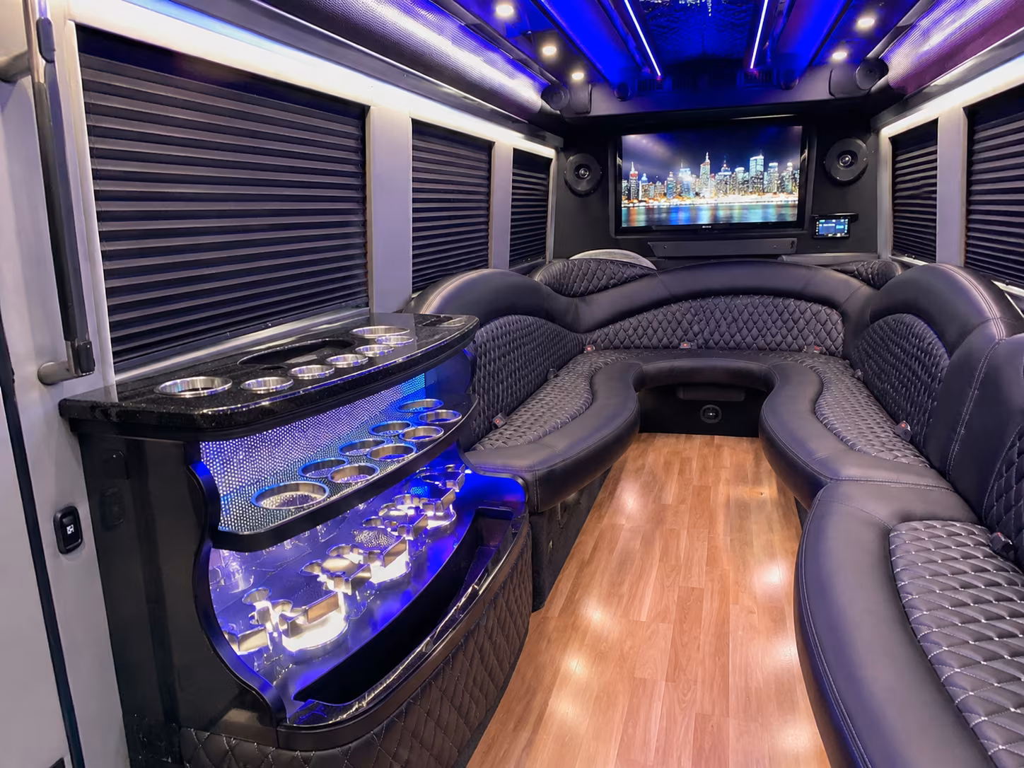 affordable elizabeth prom party bus prices split across your group