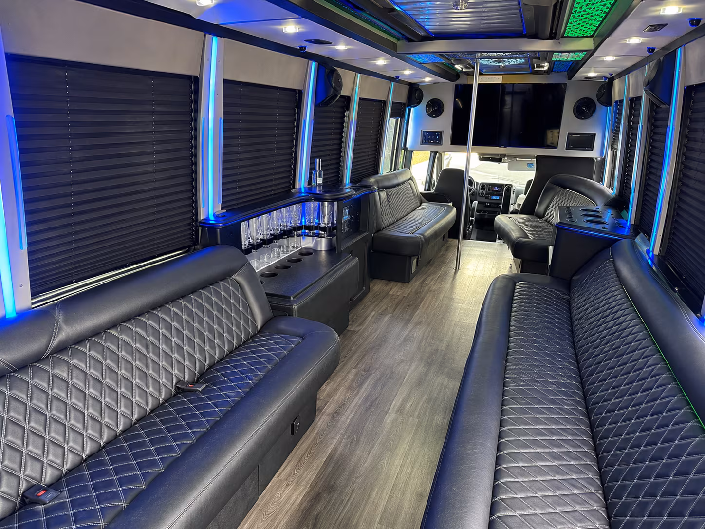 elizabeth corporate retreat shuttle bus rentals